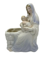 Vintage Mother Mary And Child  Samson Import 1962  #5370  Figurine Planter picture