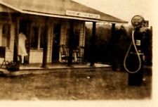 Maine - Socony Gas Pumps, Newport, Christie's Camps, RPPC, 1927 picture