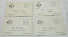 Lot of 5 Different vintage 1800's Order of Railway Conductors Cards picture