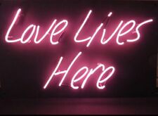 CoCo Love Lives Here Pink Acrylic 20