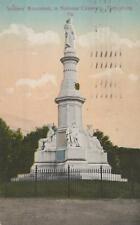 Postcard Soldiers'  Monument National Cemetery Gettysburg PA 1914 picture