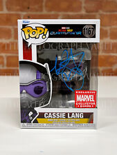 KATHRYN NEWTON AUTOGRAPH SIGNED CASSIE LANG FUNKO POP ANT MAN & WASP PROOF PHOTO picture