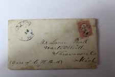1868 Hand Written Letter with 1861-62 Scott #25 3 Cent Washington Stamp picture