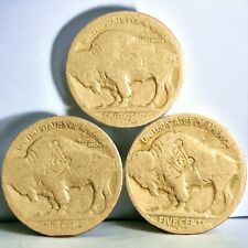 3 Rare Masonic Buffalo Nickels | Handmade In USA By Freemasons picture
