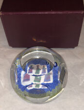 Whitefriars Millefiori Three Kings Lead Crystal Paperweight Beautiful picture