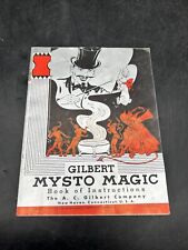 Gilbert Mysto Magic Book of Instructions - 1938 picture