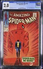 Amazing Spider-Man #50 1967 CGC 2.0 Key 🔑 Issue 1st Kingpin Presents Well picture