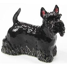 @ New NORTHERN ROSE Porcelain Figurine SCOTTISH TERRIER Black Scottie Dog Statue picture