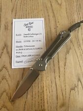 Chris Reeve Knives Small Sebenza 21 Drop Point Black Micarta Inlays picture
