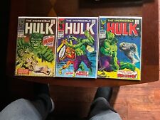Vintage Incredible Hulk (vol#1)#’s. 102,103,104. 3bk Lot picture
