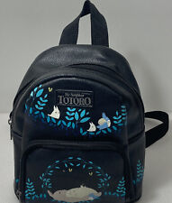 Studio Ghibli My Neighbor Totoro Leaf & Butterfly Black Mini Backpack 1988 VTG picture