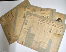 RARE 1920's Newspaper Article Collection NORTHWESTERN UNIVERSITY BIG 10 Sports picture