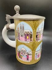 Munich Germany Tourist Ceramic Beer Stein with Pewter Lid - C2 picture