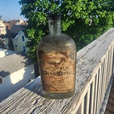 Antique Boston, Medicinal Prescription Alcohol Bottle Rare  picture