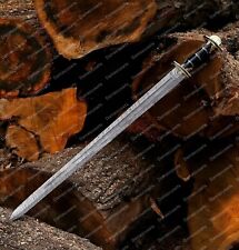 Customized Magnificent Battle Sword, Damascus Forged Combat Sword, Hunting Sword picture