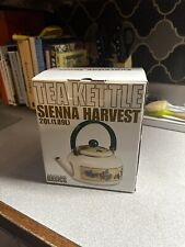 New In Box  Vintage Sienna Harvest Teak Kettle picture