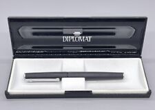 Diplomat Black Fountain Pen Medium Nib Germany W/Case picture