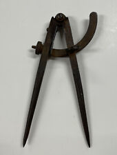 Antique Wm. Johnson 5 1/2” Compass Wing Arm Compass Caliper Scribe Newark NJ picture