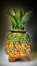 Glazed Pineapple Mini - Home Pottery - Handcrafted Mexican Folk Art 5.5IN picture