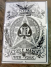 1876 Mauger Quadruplicate Restoration Playing Cards Deck Kickstarter Edition picture