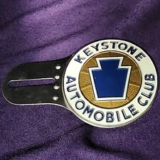 Vintage Keystone Automobile Club Pennsylvania Plate Topper PA Badge Emblem Sign picture