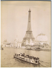 ND. Phot. France, Paris, La Tour Eiffel Vintage Albumen Print. Unive Exposure picture