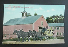 Old Stage Coach Centredale Greenville & Harmony RI Unposted DB Postcard 2 picture