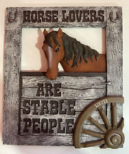 Horse Lovers Are Stable People.10 Wide X12 Tall picture