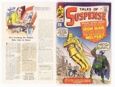Facsimile reprint covers only to TALES OF SUSPENSE #47, Silver Age Iron Man 1963 picture