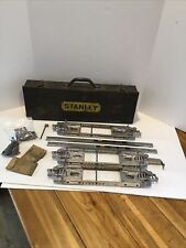 Vintage Stanley T-H8 door and Jamb Butt Template w/ Metal Case Extras picture