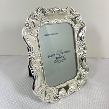 Towle Silversmiths Ornate Silver Plated Picture Frame Holds 3 1/2”x5” Photo NWOT picture