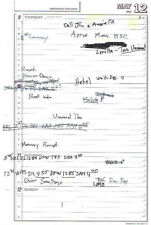Pages From Buzz Aldrin's Day Runner Datebook With Handwritten Notes picture