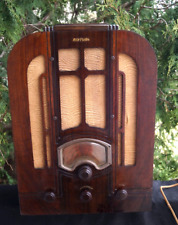 Antique 1930s RCA Victor Model T6-1 Tombstone Tube Radio - Works - Short Wave picture