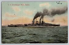 US Navy Dreadnought Battleship BB-29 North Dakota Pre WWI Vtg Postcard 1914 picture