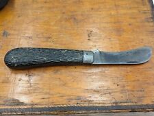 VINTAGE KUTMASTER HAWKBILL LINER LOCK FOLDING POCKET KNIFE MADE IN UTICA NY USA picture