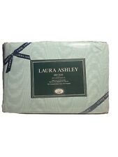 Vtg Laura Ashley Home Salon Light Green Full Fitted 200 Cale Sheet picture