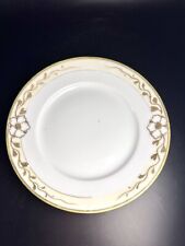 Antique Nippon Porcelain White Gold Trim Plate 5.2” Vintage Collectible China picture