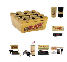 raw vanash windproof ashtray GOLD+raw 1/4 king size six shooter raw cone loader picture