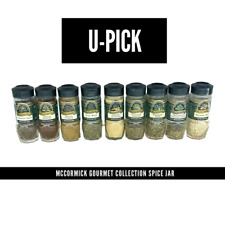U-PICK McCormick Gourmet Collection Spice Jars Black Lid Kitchen Decor U-PICK picture