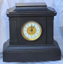 Rare Antique Antique American Clock Company Early Dry Cell Battery Mantle Clock  picture