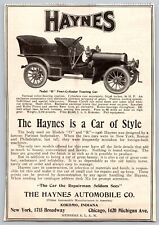 1906 HAYNES Model R Vintage Car Print Ad Oldest Auto Manufacturer In USA Kokomo picture