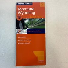 Montana Wyoming 2005 Rand McNally Laminated Folding Map OldPaperMaps picture