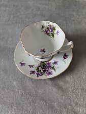 Vintage Rossetti Spring Violets Cup & Saucer Hand Painted Occupied Japan picture