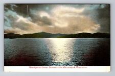 Adirondack Mountains NY-New York, Lower Saranac Lake, Vintage Souvenir Postcard picture