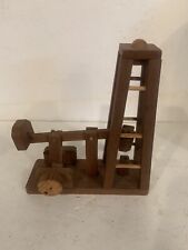 Vntg Wooden Oil Well Pump Handmade Decor Piece Very Rare Unique Item See Photos picture