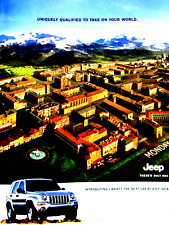 2002 Jeep Liberty Vintage Qualified To Take On The World Original Print Ad picture