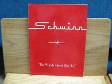 1961 or 1962 Schwinn Dealer Catalog     Chicago Cycle Supply 2 Letters picture