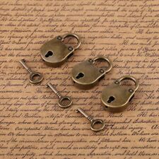 3Pcs Alloy Vintage Style Mini Bear Padlocks with 3 Keys for Diary for Tiny Box picture