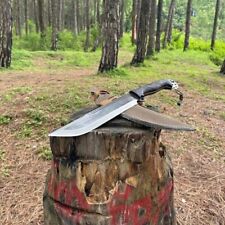 Custom Handmade Carbon Steel Blade Survival Bowie Knife | Hunting| Camping Knife picture