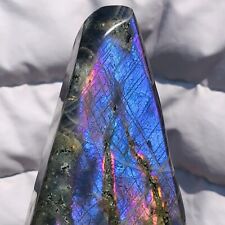 905g Natural Rare Purple Labradorite Quartz Crystal Mineral Specimen Healing  picture